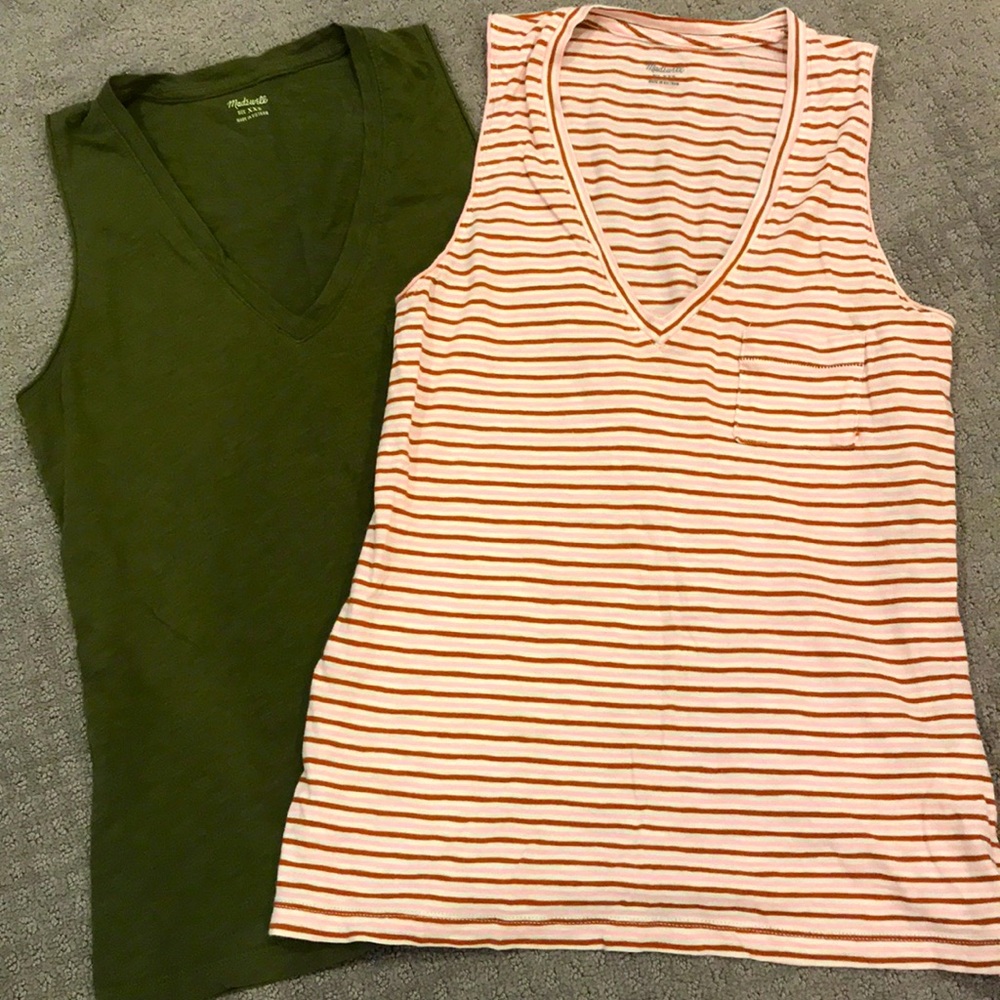 Madewell Whisper Tee Tank Top Set